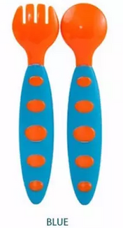 Adore Prima Spoon n Fork set - Blue