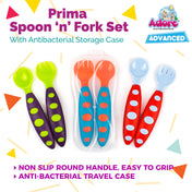 Adore Prima Spoon n Fork set - Blue