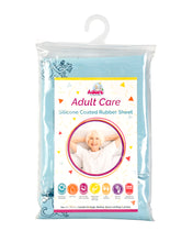 Adore Baby Silicone Coated Baby Rubber Sheet -Bed – Bath – Massage - Repeat - 90*180 -Blue