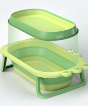 Adore Croco! The Foldable Baby Bath Tub- Super Space Saver - Yellow
