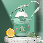 Adore Fire Era Character Hood Vacuum Water Bottle with Strap 500ml - Green