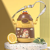 Adore Fire Era Character Hood Vacuum Water Bottle with Strap 500ml - Yellow