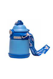 Adore Fire Era Character Hood Vacuum Water Bottle with Strap 500ml - Blue