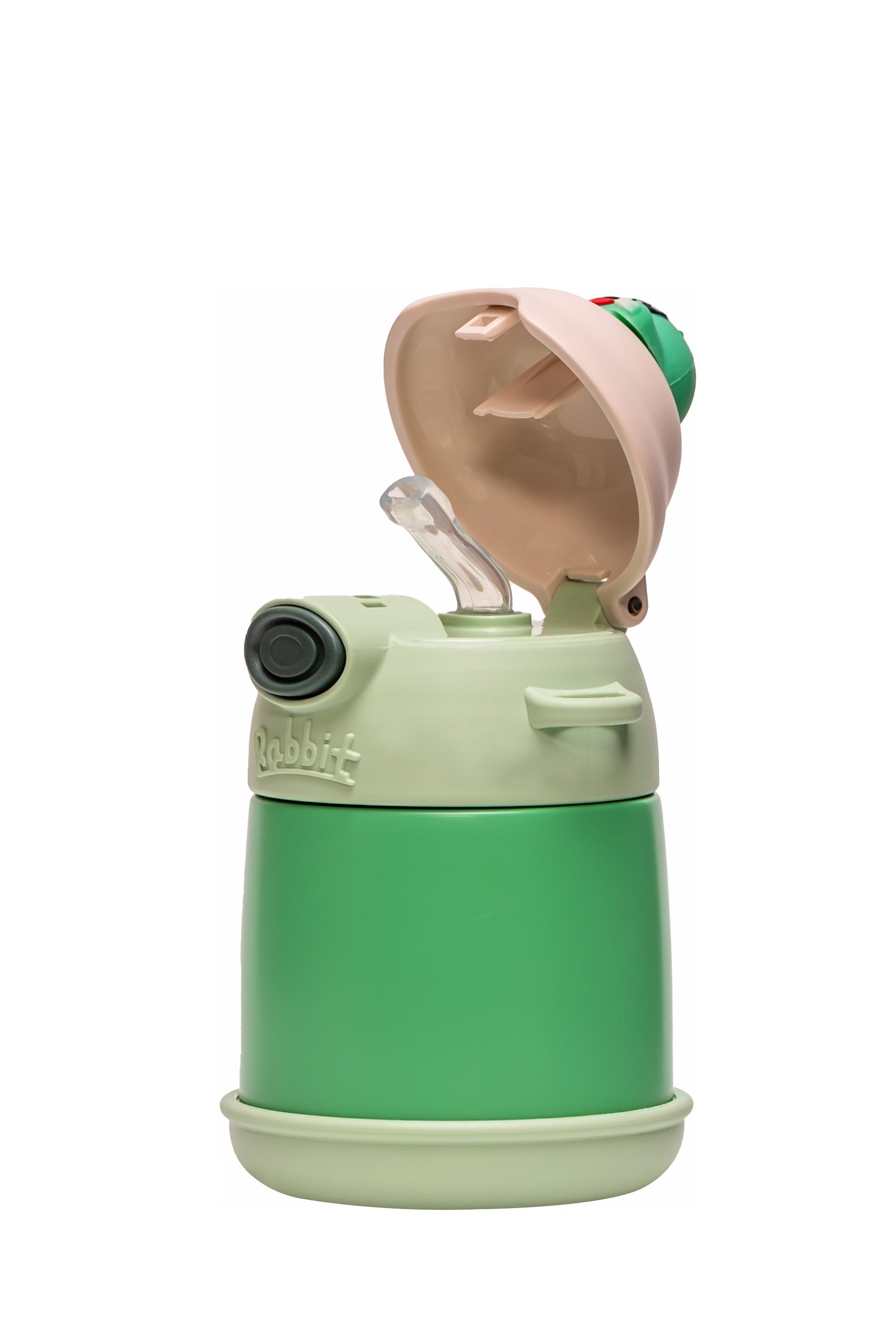 Adore Fire Era Character Hood Vacuum Water Bottle with Strap 500ml - Green