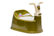 Adore Wroom Baby Potty Trainer Chair with Lid and Handle with Free 1 Potty Liner Bag - Green