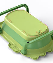 Adore Croco! The Foldable Baby Bath Tub- Super Space Saver - Green