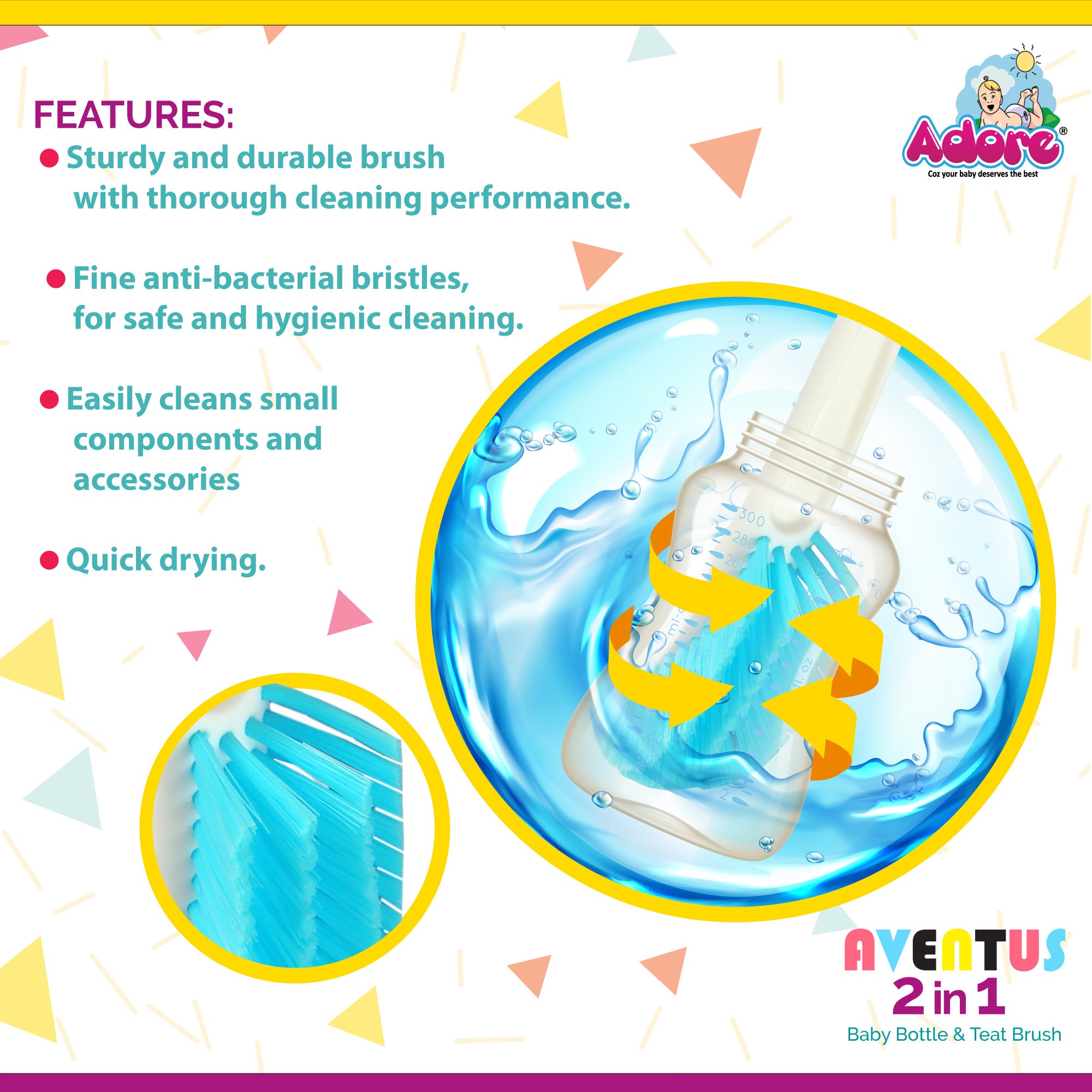 Adore Aventus Bottle Brush Kit - Blue