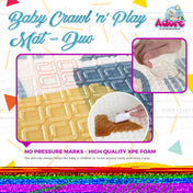 Adore Crawl N Play Baby Crawling Mat - Multicolor