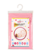Adore Baby Silicone Coated Baby Rubber Sheet -Bed – Bath – Massage - Repeat - 90*90 - Pink