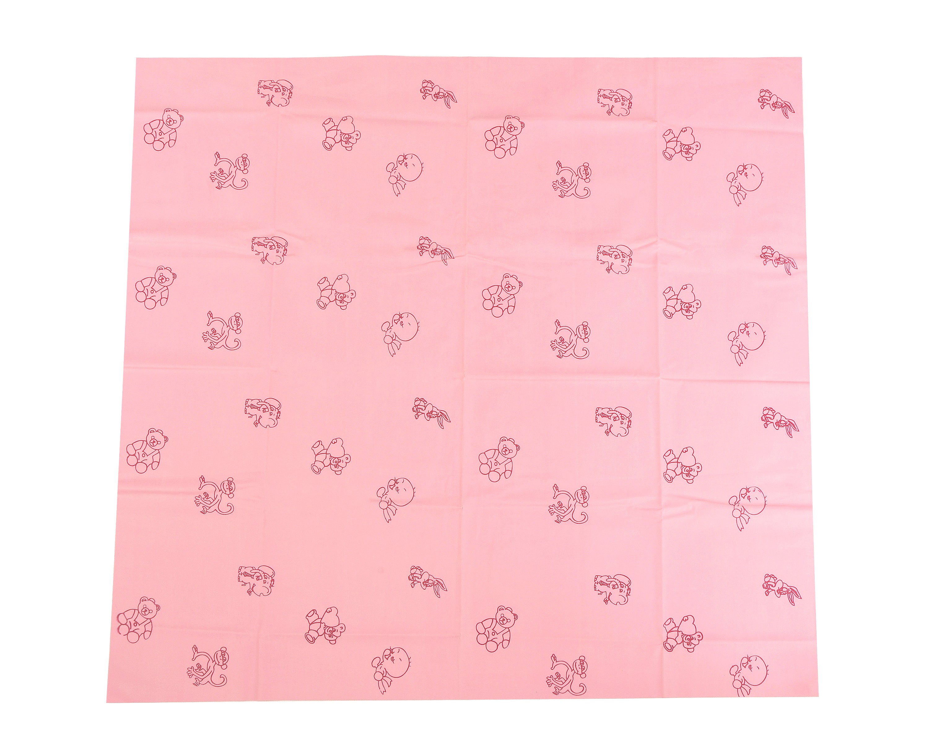Adore Baby Silicone Coated Baby Rubber Sheet -Bed – Bath – Massage - Repeat - 90*90 - Pink