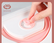 Adore Hurricane 2 in 1 Baby Bottle Drying Rack & Storage Box with Lid & Handle - Brown