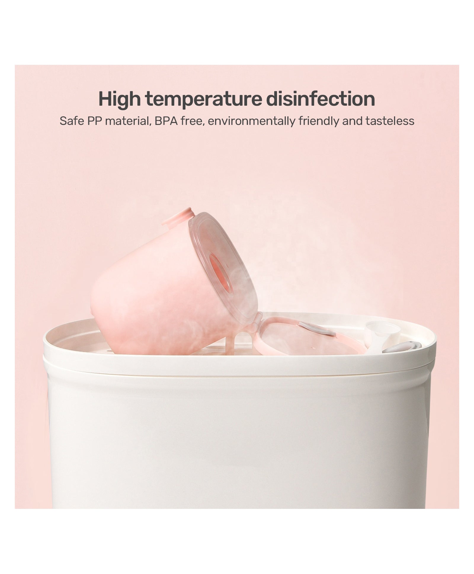 Adore Fantastico Milk Powder Container with Leveler Scoop 240 g - Pink