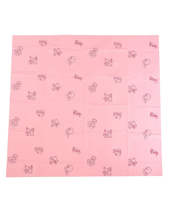 Baby Silicone Coated Baby Rubber Sheet -Bed – Bath – Massage - Repeat - 90*180 - Pink