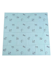 Adore Baby Silicone Coated Baby Rubber Sheet -Bed – Bath – Massage - Repeat - 90*180 -Blue