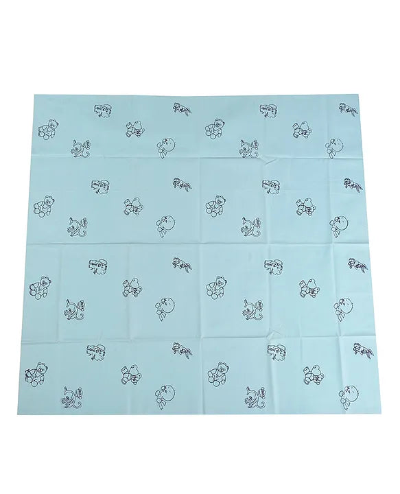 Adore Baby Silicone Coated Baby Rubber Sheet -Bed – Bath – Massage - Repeat - 90*180 -Blue