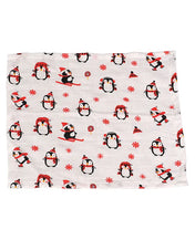 Adore Basics Organic Cotton Muslin Baby Swaddles L 100 x B 100 cm - Penguin Print