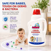 Adore Baby Bottle, Nipple & Vegetable Liquid Cleanser 1000ml- Bottle Pack