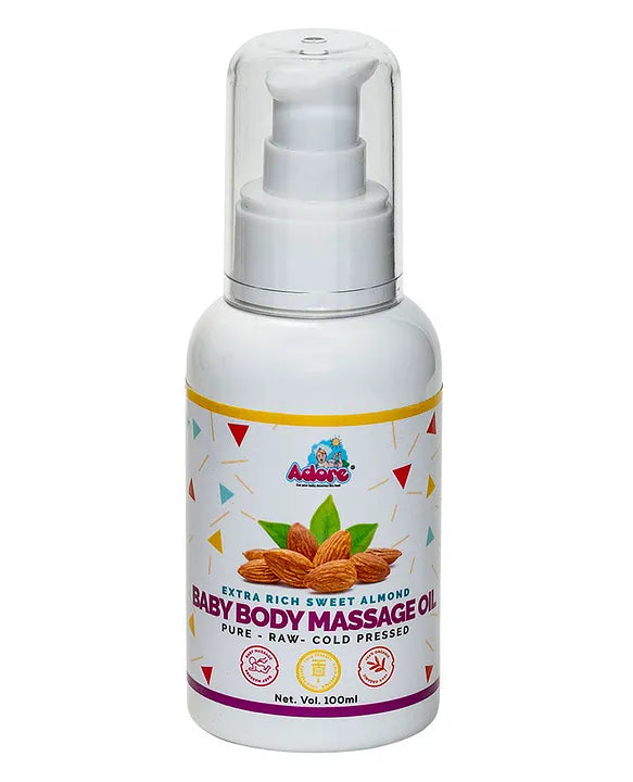 Adore Extra Rich Sweet Almond Baby Body Massage Oil - 100 ml