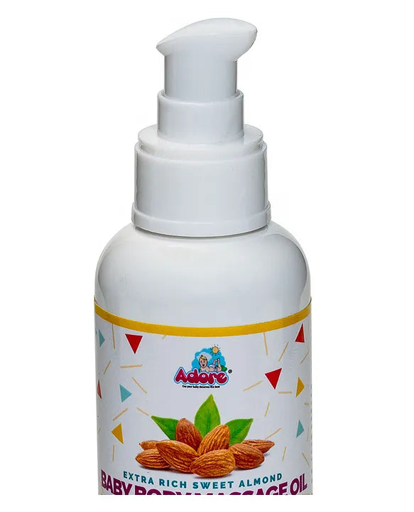 Adore Extra Rich Sweet Almond Baby Body Massage Oil - 100 ml