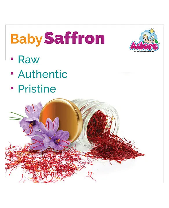 Adore Raw Pure Kashmiri Mongra Saffron Strands - 1 gm