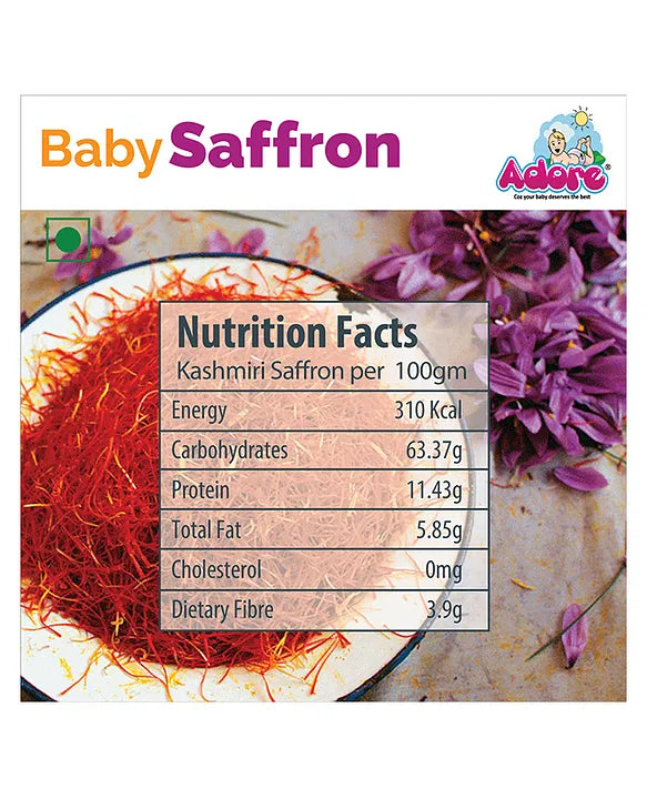 Adore Raw Pure Kashmiri Mongra Saffron Strands - 1 gm