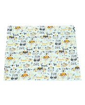 Adore Basics Organic Cotton Muslin Baby Swaddles L 120 x B 120 cm - Cute Cat