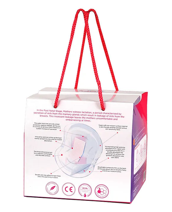 Adore Voila Disposable Breast Pads with Honeycomb Design- Pack of 48