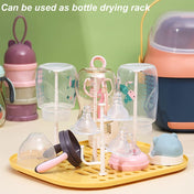 Adore Tornado 2 in 1 Baby Bottle Drying Rack & Storage Box with Lid & Handle - Pink