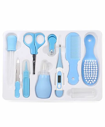 Adore Baby Grooming Kit Blue - 10 Pieces