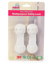 Adore Baby Multipurpose Safety Lock Pack Of 2 - White