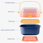 Adore Tornado 2 in 1 Baby Bottle Drying Rack & Storage Box with Lid & Handle - Pink