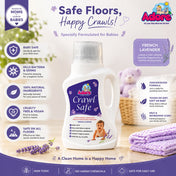 Adore Crawl Safe Baby Floor Cleaner French Lavender- 1 Litre