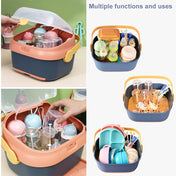 Adore Tornado 2 in 1 Baby Bottle Drying Rack & Storage Box with Lid & Handle - Pink