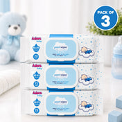 Adore Baby Paani Wipes - 99.9% Pure Water Wipes - FDA Approved- Dermatologically Tested - Goodness of Aloevera- Unscented-  Pack of 72n Wipes* 3 Wipes