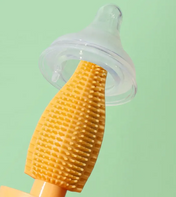 Adore Li'l Penguin 3 in 1 Silicone Scratch Free Bottle Cleaning Brush Kit - Yellow