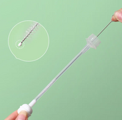 Adore Li'l Penguin 3 in 1 Silicone Scratch Free Bottle Cleaning Brush Kit - Yellow