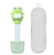 Adore Froggie Medicine Feeder with Measuring Cup - 20 ml - Green
