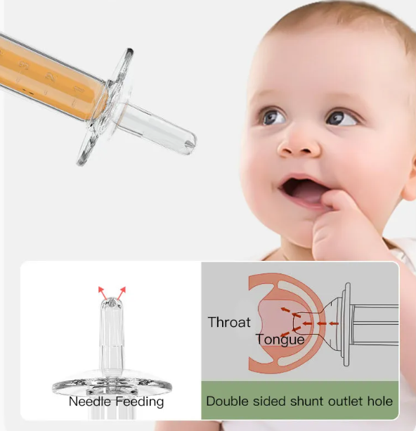 Adore Froggie Medicine Feeder with Measuring Cup - 20 ml - Pink