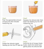 Adore Froggie Medicine Feeder with Measuring Cup - 20 ml - Pink