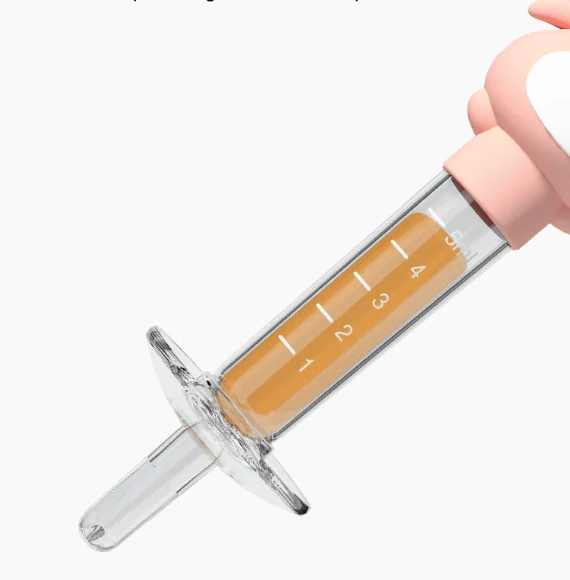 Adore Froggie Medicine Feeder with Measuring Cup - 20 ml - Pink