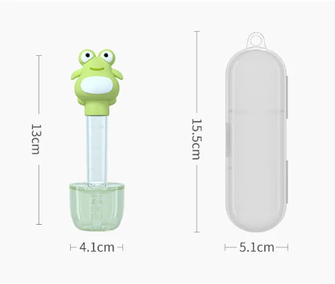 Adore Froggie Medicine Feeder with Measuring Cup - 20 ml - Pink