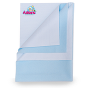 Adore Insta Dry Water Absorbent Baby Bed Protector Sheet - Medium - 70*100cm -BLUE