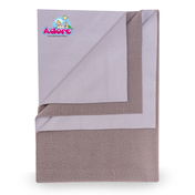 Adore Insta Dry Water Absorbent Baby Bed Protector Sheet - Medium - 70*100cm -SMOKE GREY