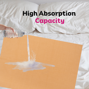 Adore Insta Dry Water Absorbent Baby Bed Protector Sheet - Large - 100*140cm -BEIGE