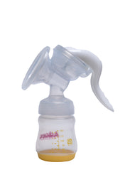 Adore Wowsome 3 Stage Manual Breast Pump with Feeding Bottle - Yellow