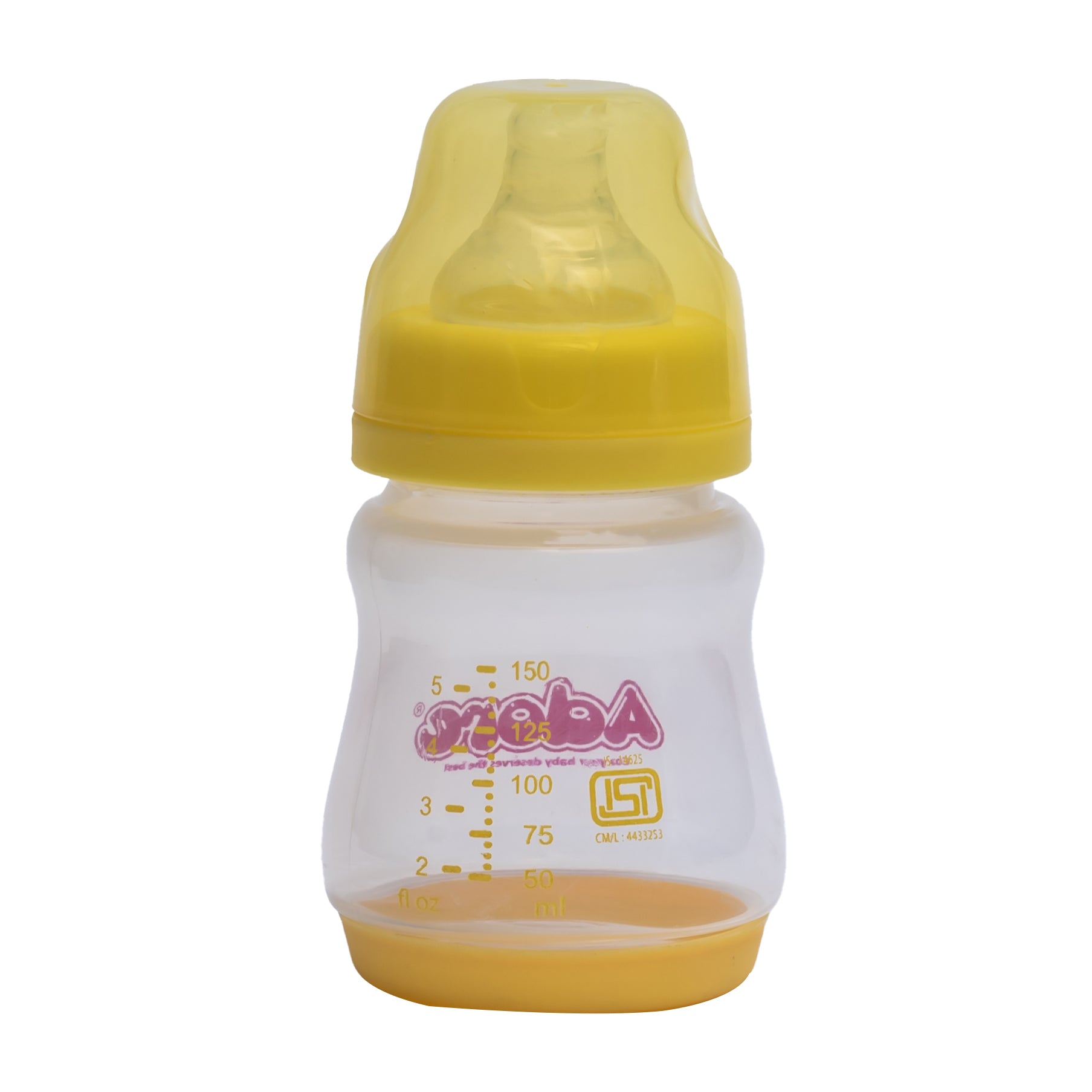 Adore Wowsome 3 Stage Manual Breast Pump with Feeding Bottle - Yellow