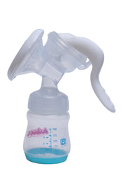 Adore Wowsome 3 Stage Manual Breast Pump with Feeding Bottle - Blue