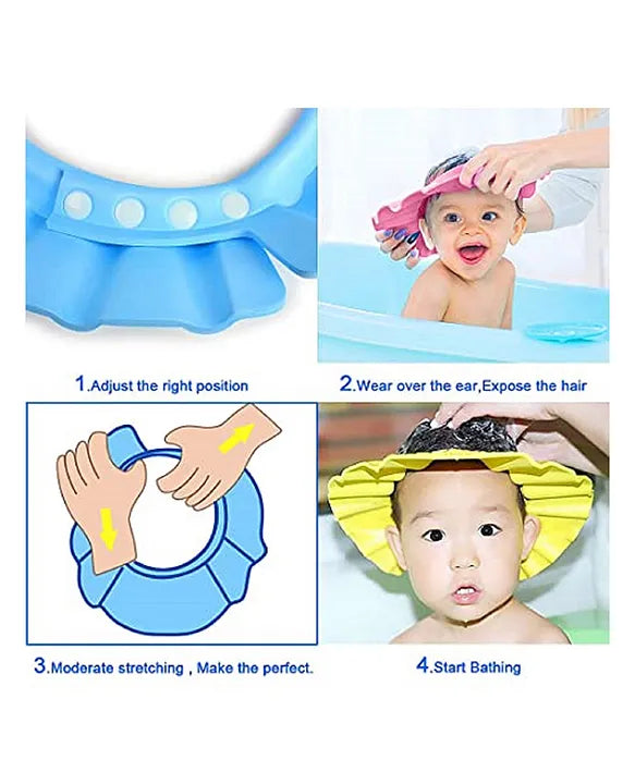 Adore Merry Go Round Shampoo Hat With Ear Flaps- Pink