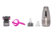 Adore Neomaxx! 2 in 1 Characterhood Stainless Steel Feeding Bottle 300ml - Elephant