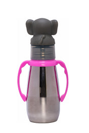 Adore Neomaxx! 2 in 1 Characterhood Stainless Steel Feeding Bottle 300ml - Elephant